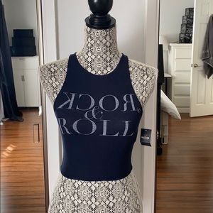 Hollister Rock & Roll Crop Top